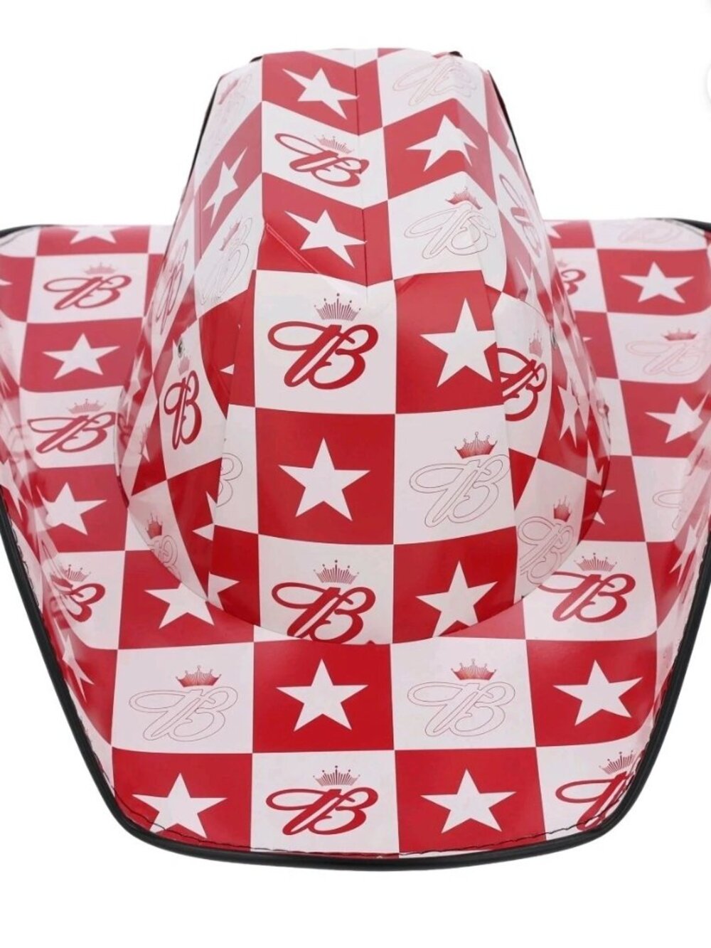 Budweiser Cowboy Hat Adult Mens Made W/ Case Boxes Beach Pool Party Festival